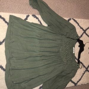 Flowy Green Top